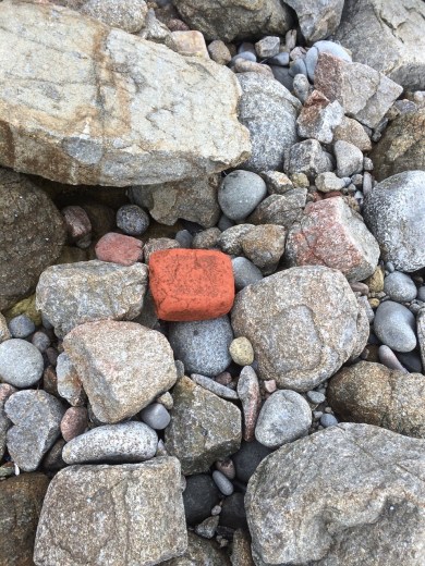 Detail with red brick