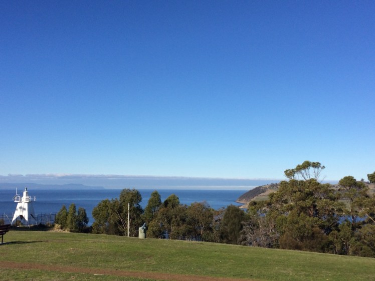 Light and cannon and Bruny from Piersons