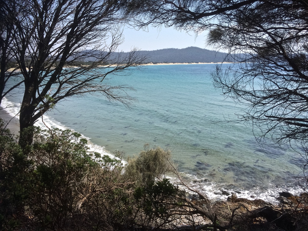 Two Mile Beach Bangor - first peep